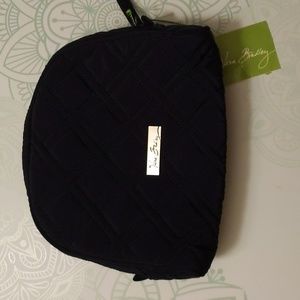 NWT Vera Bradley Medium Zip Cosmetic Case in Classic Navy